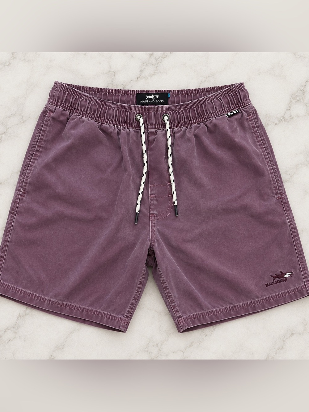 Maui and son purple board shorts s